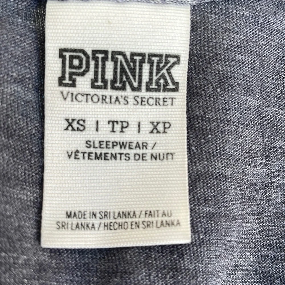 VS PINK | gray V-neck T-shirt by Pink| Victorias Secret | Size XS - Picture 3 of 5